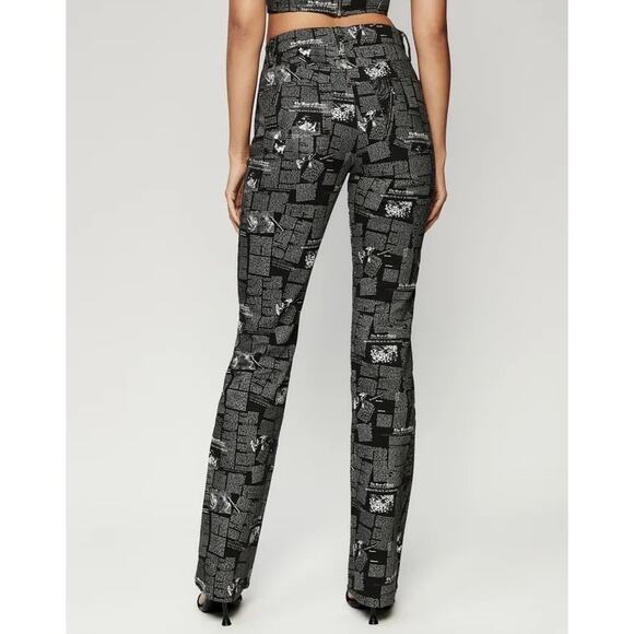 REFORMATION Newsprint Peyton High Rise Bootcut Jeans 29 - Picture 2 of 11